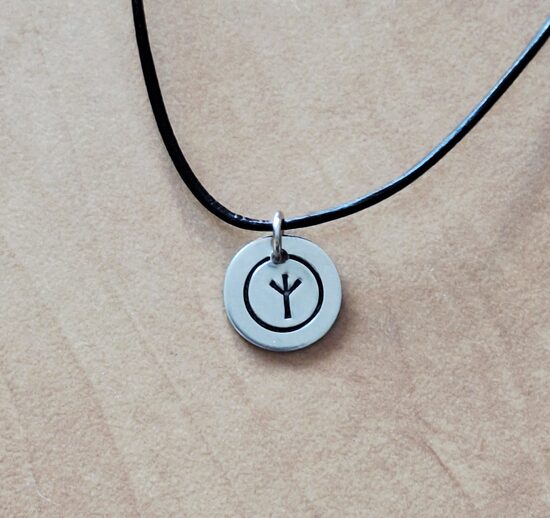 Kulons “ALGHIZ” – aizsardzības amulets – 12mm – RUNE-15